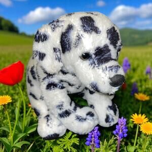 Douglas Plush Dalmatian Dog Checkers Pup Stuffed Animal 1561 Shower Nursery 8"